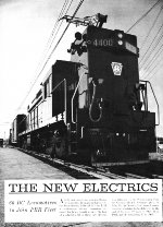 PRR "The New Electrics," Page 1, 1960